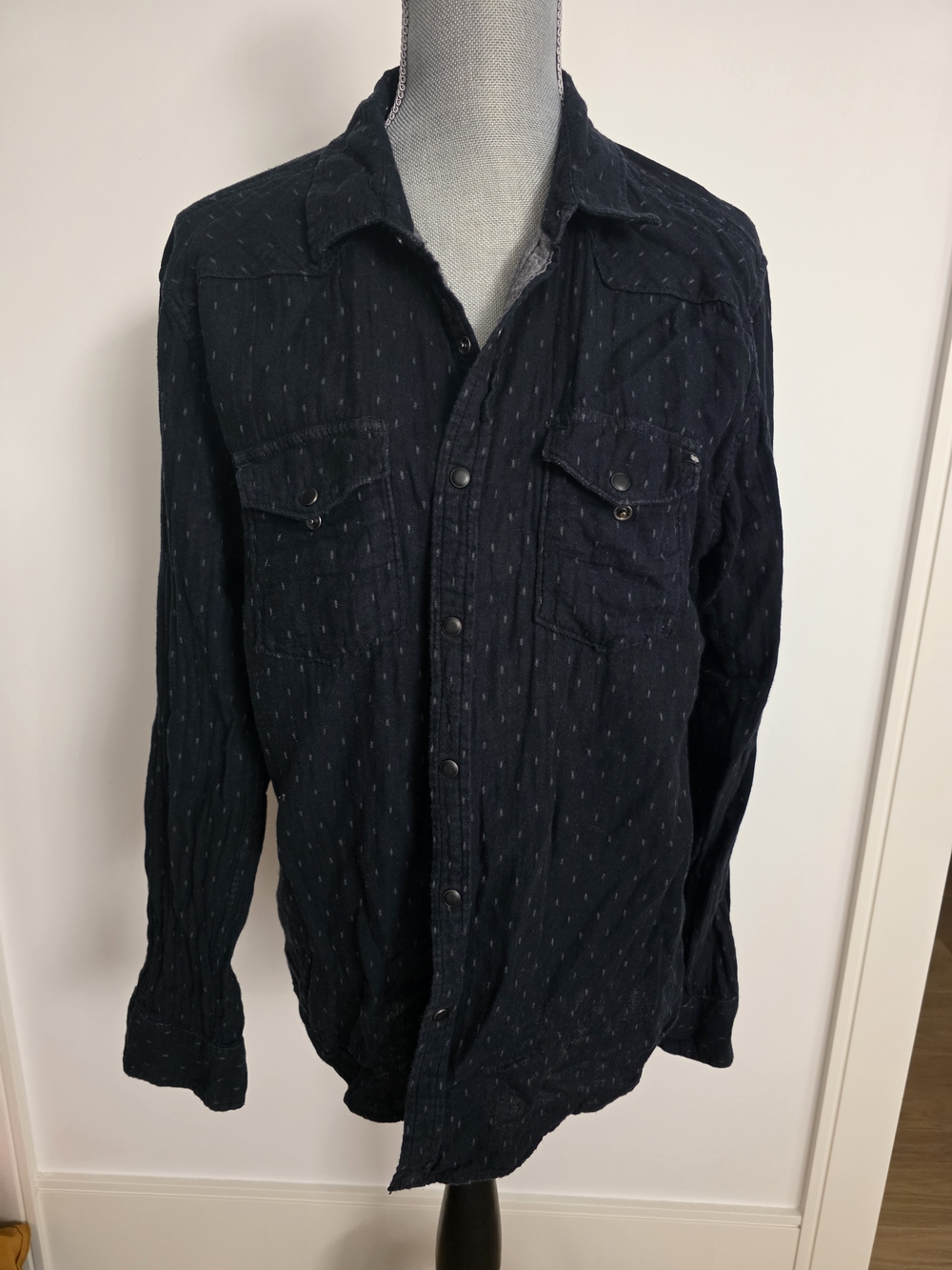 Lucky Brand Navy Shirt Casual